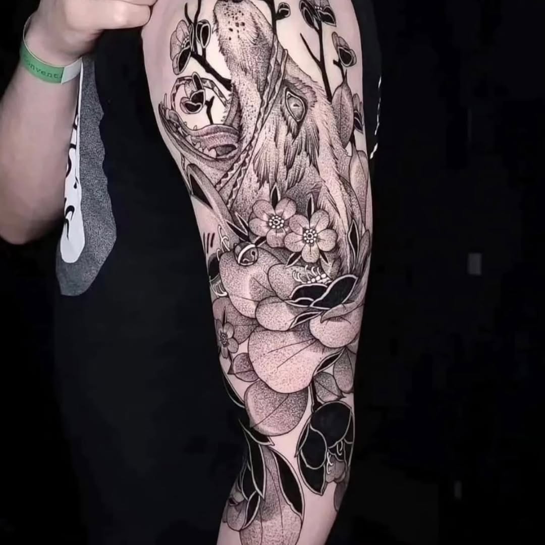 Tattoo by @borisbianchi — blackwork