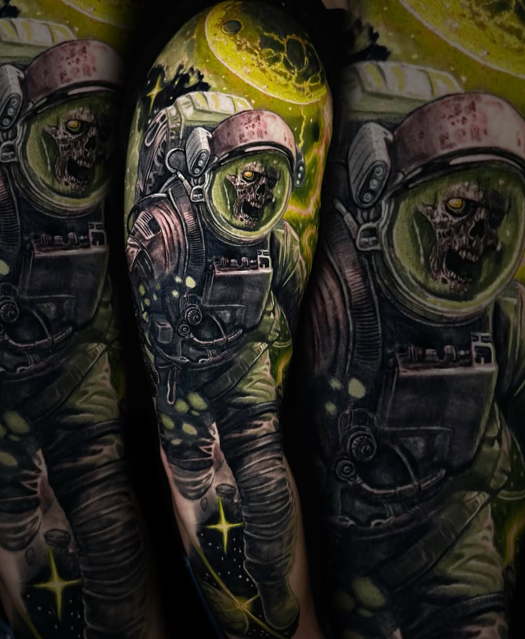 Tattoo by @spacezombietattoo β realism, dark_realism