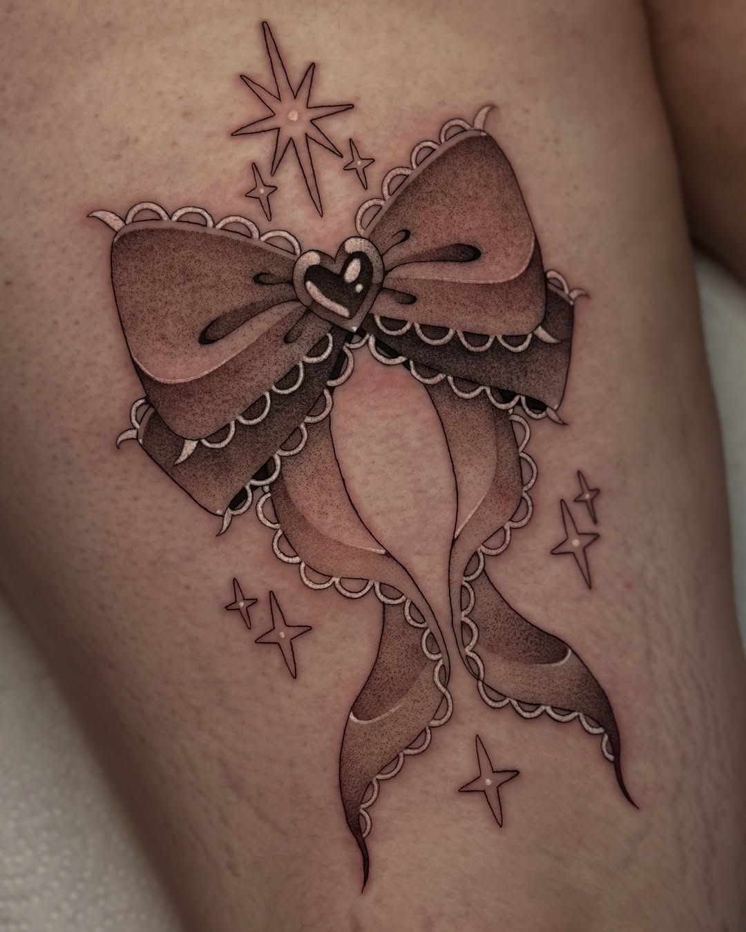 Tattoo by @deerbatstats — fine_line, dotwork