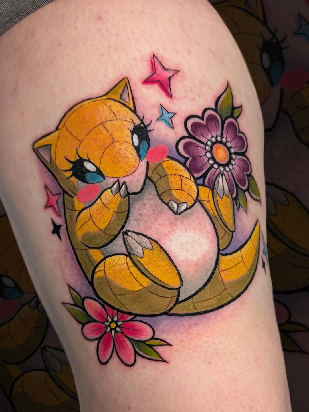 Tattoo by @cicadaqueen.ink — new_school, anime