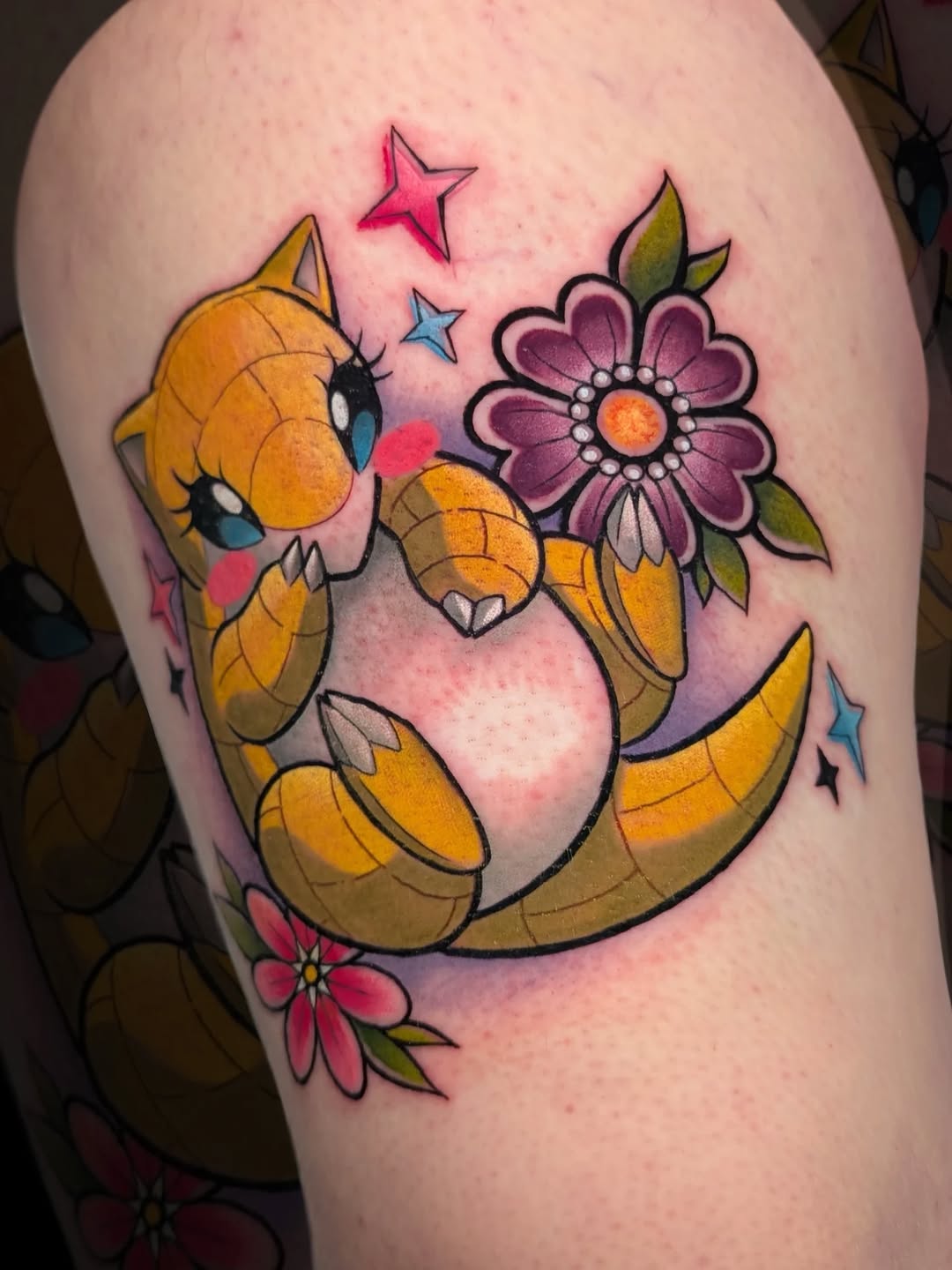 Tattoo by @cicadaqueen.ink — new_school, anime