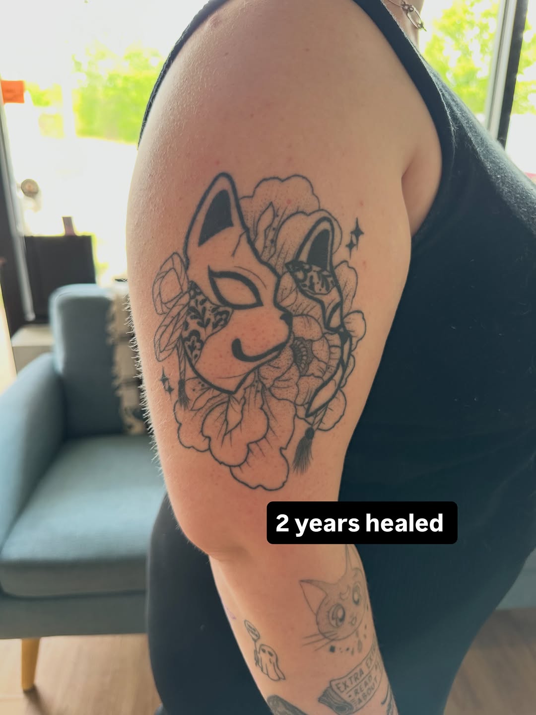 Tattoo by @line_ink — black_and_grey