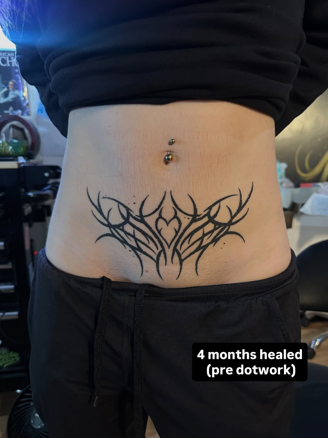 Tattoo by @line_ink — blackwork