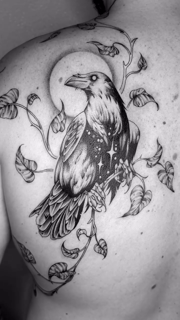 Tattoo by @witchpuke โ black_and_grey, realism