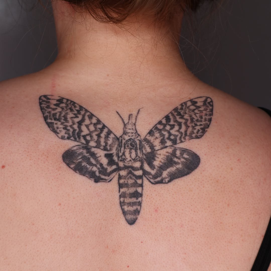 Tattoo by @hbarbarella.art — black_and_grey, realism
