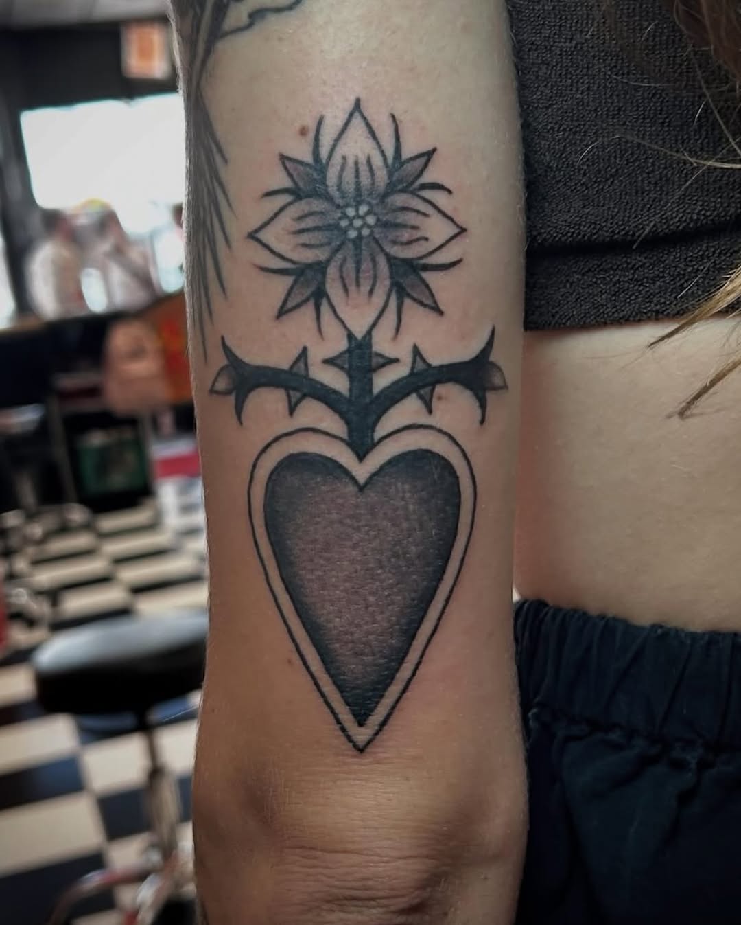 Tattoo by @paultrimbletattoo — black_and_grey, ornamental