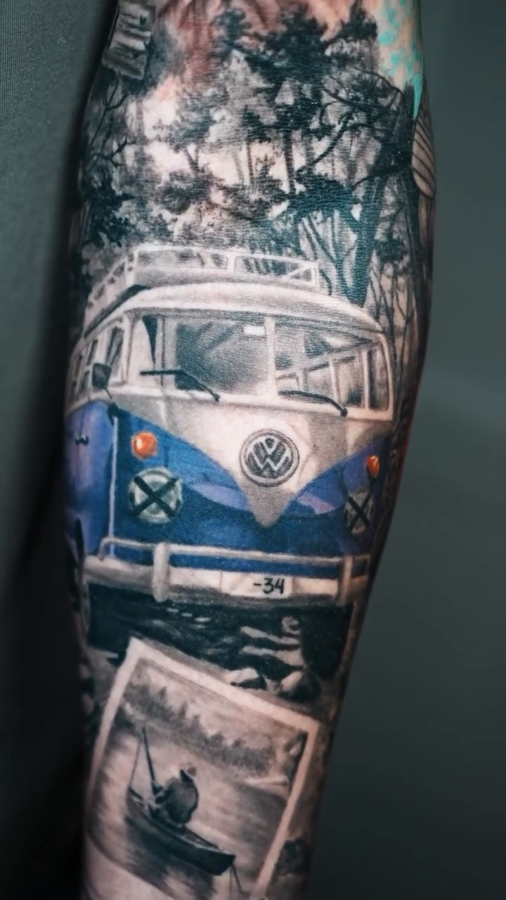 Tattoo by @mrdrextattoo โ realism, black_and_grey
