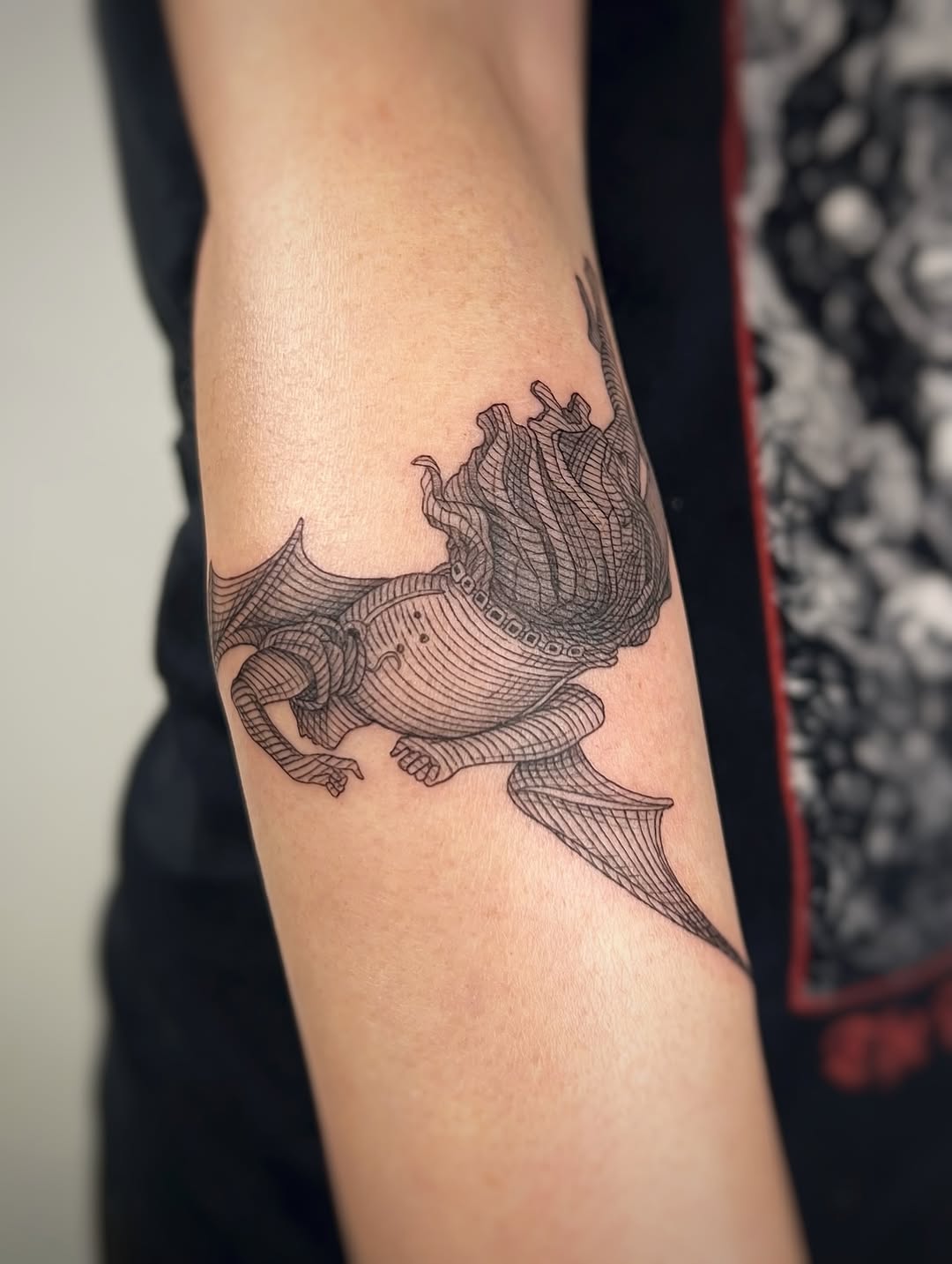 Tattoo by @noxttt โ fine_line