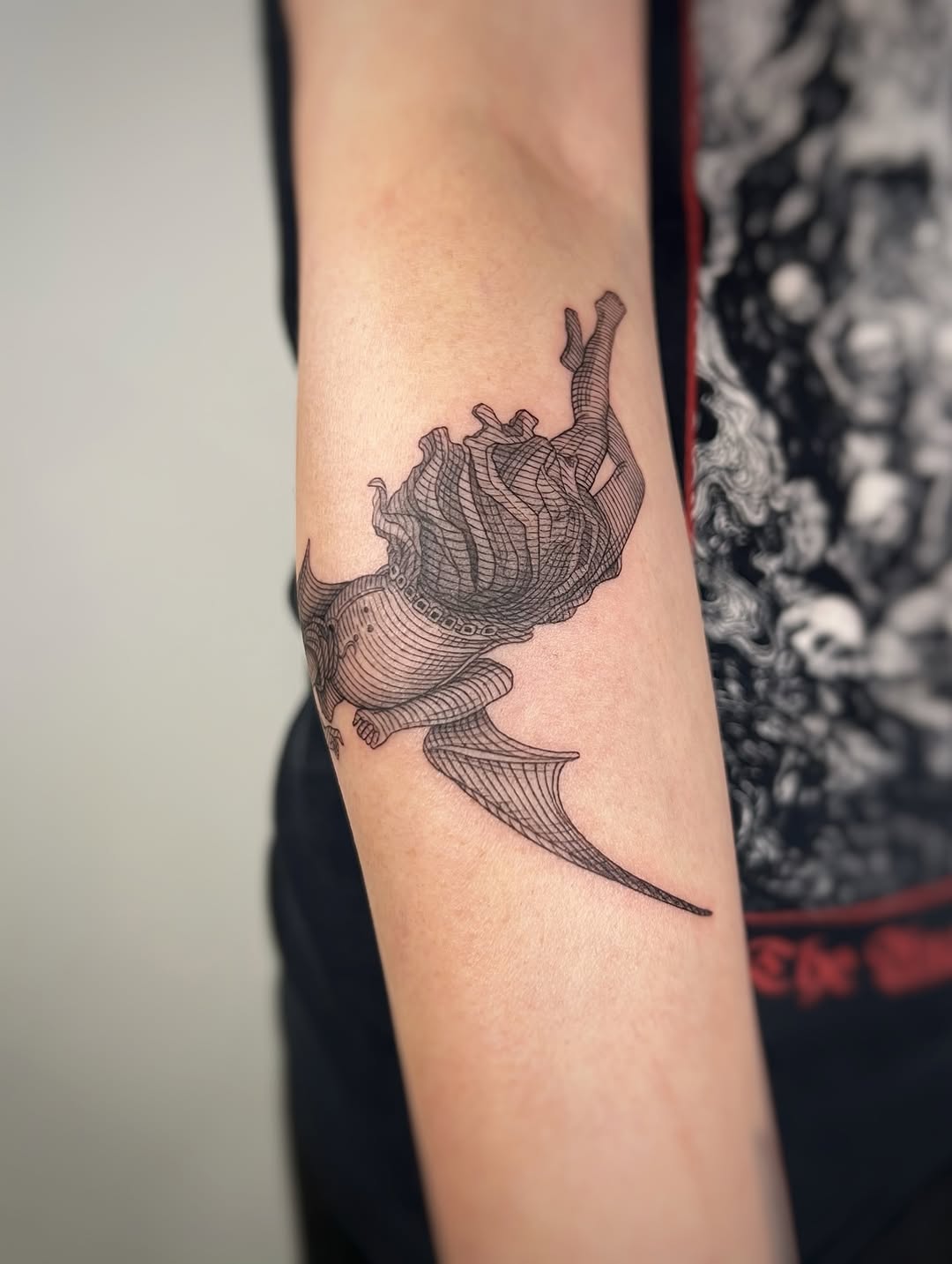 Tattoo by @noxttt โ fine_line