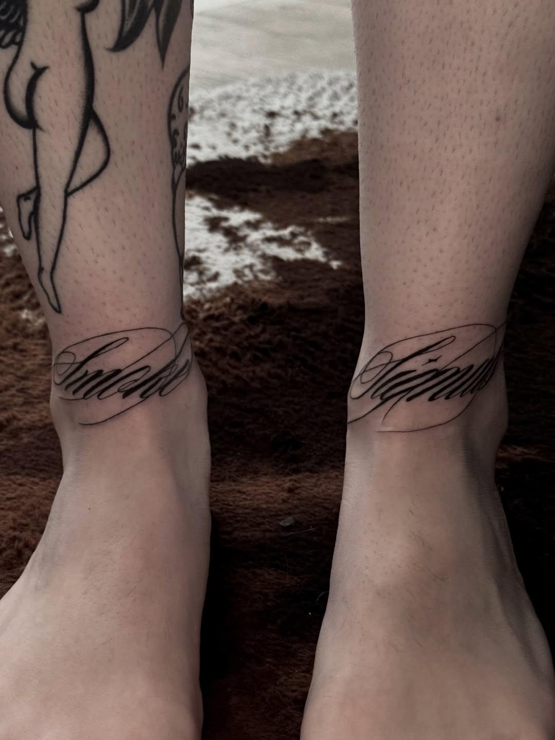 Tattoo by @ink.weesel โ lettering_script, fine_line