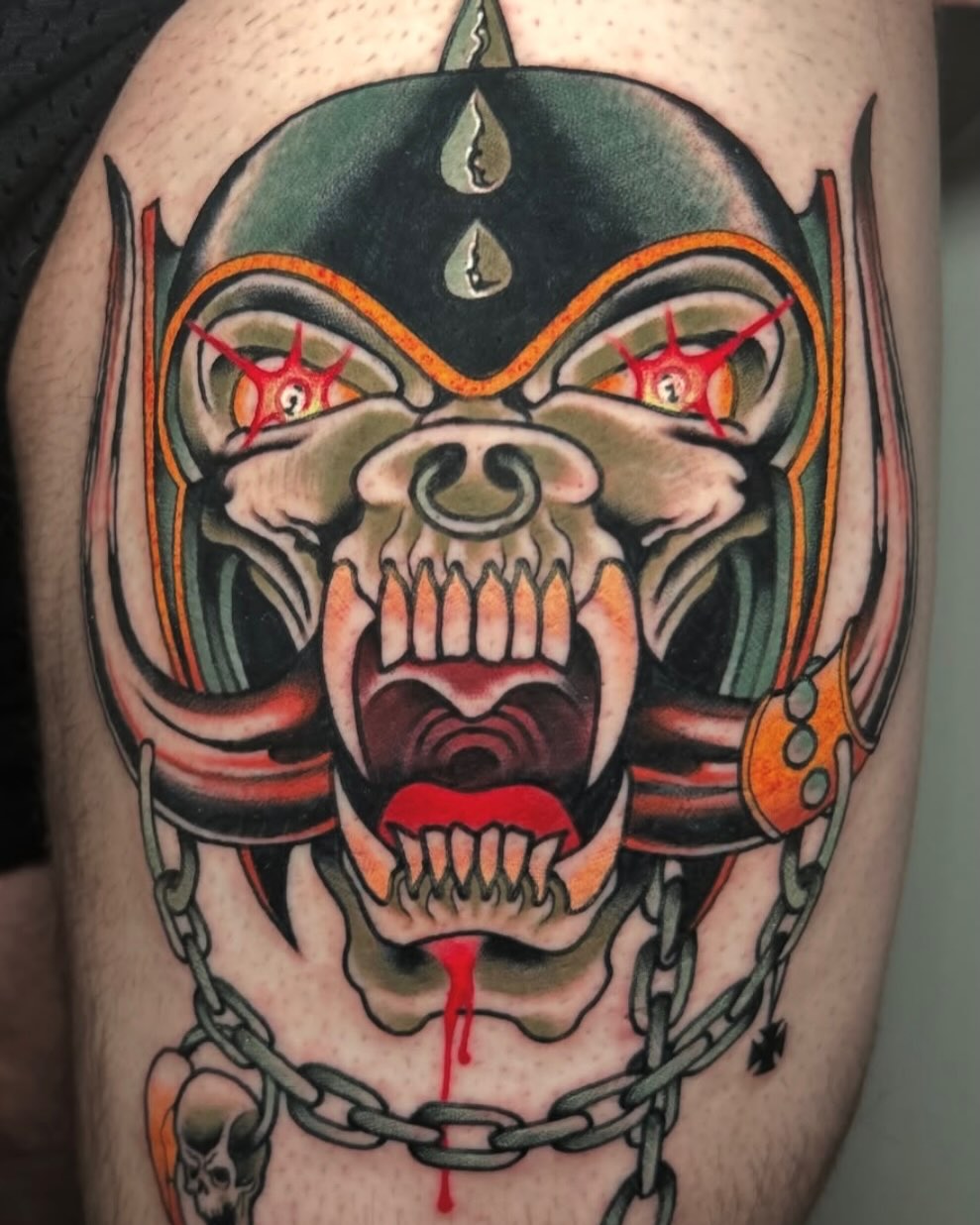 Tattoo by @colemartintattoos — american_traditional, neo_traditional