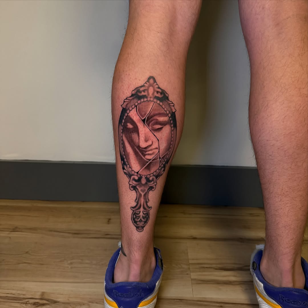Tattoo by @afondi — black_and_grey, realism