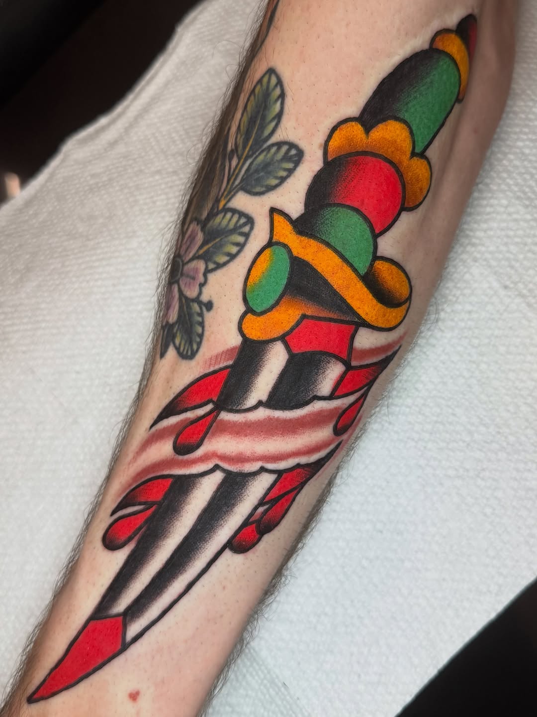 Tattoo by @drewgilestattoo — american_traditional, illustrative