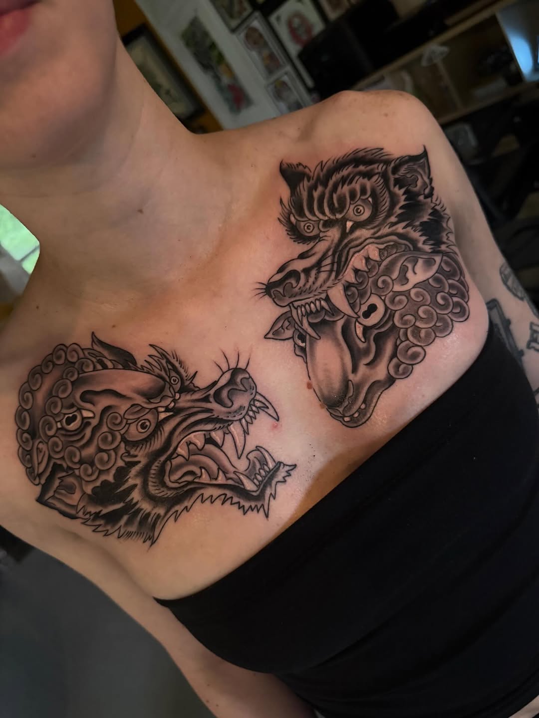 Tattoo by @stephen.reaves.92 — japanese_irezumi, black_and_grey