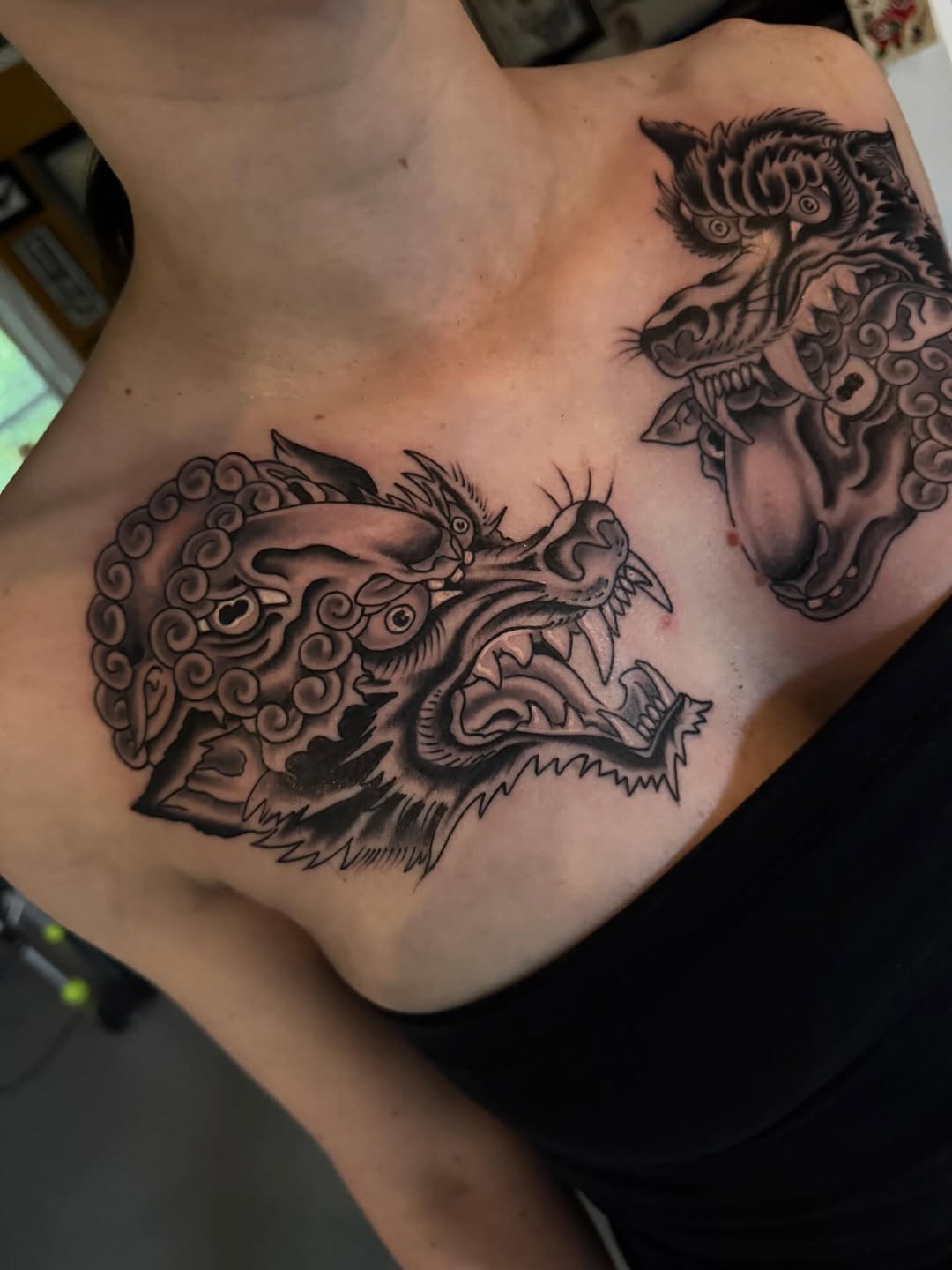 Tattoo by @stephen.reaves.92 — japanese_irezumi, black_and_grey