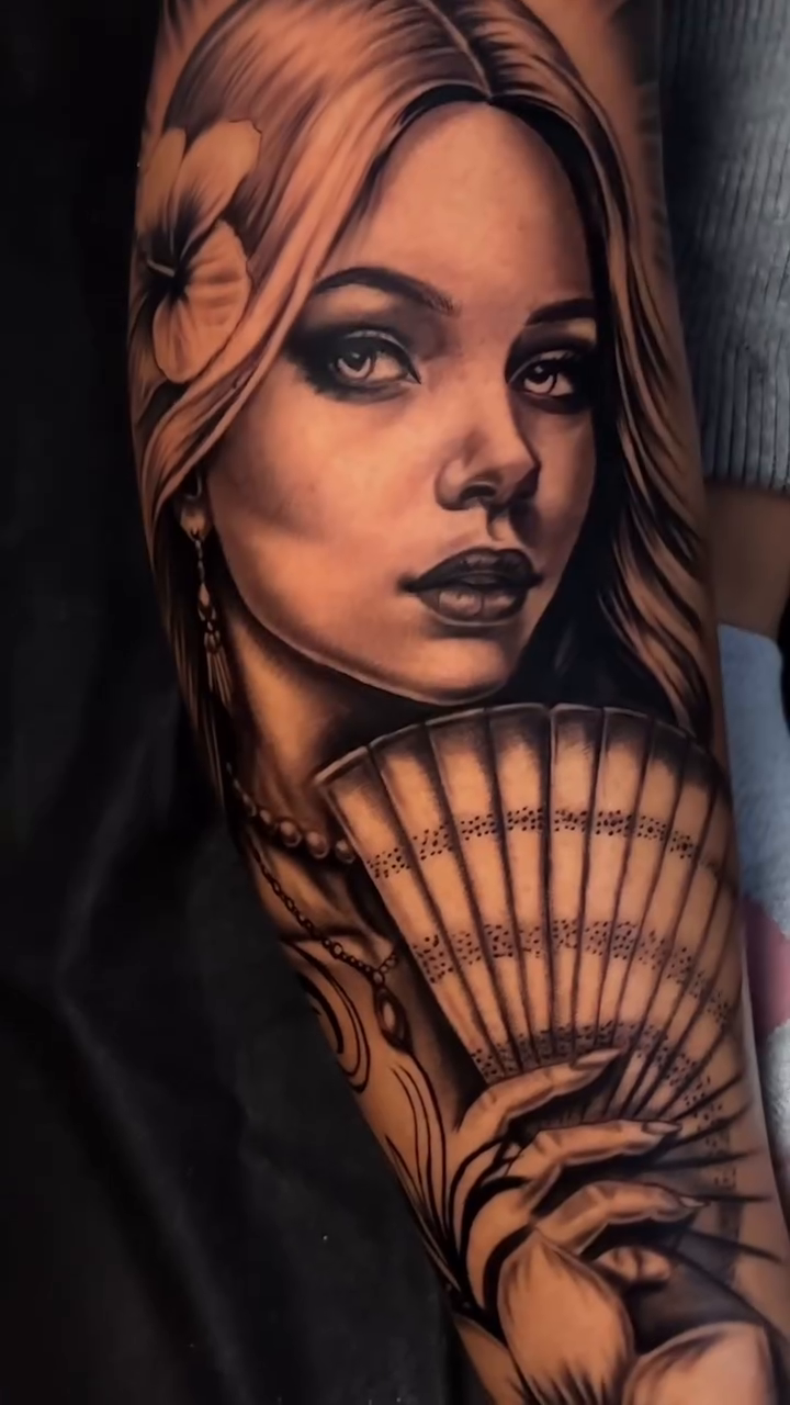 Tattoo by @mkv.ink — realism, black_and_grey