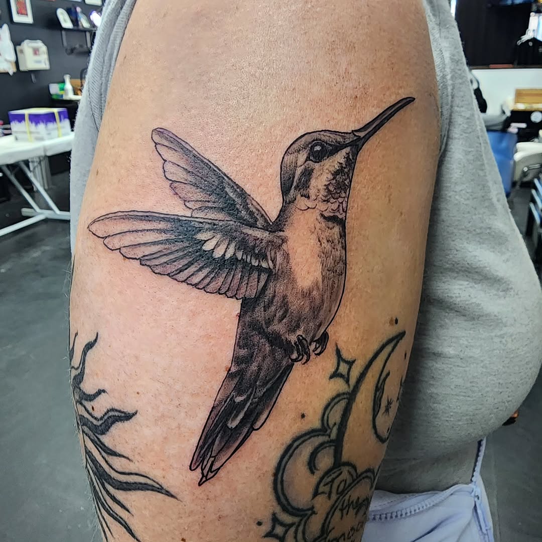 Tattoo by @robg_lovertattoos โ realism, black_and_grey