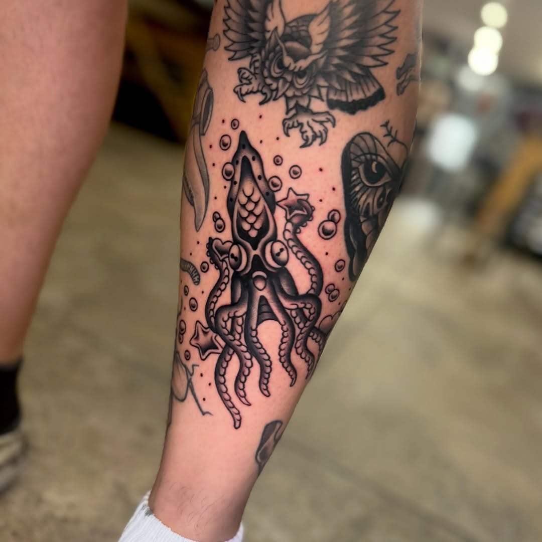Tattoo by @tatt_brat_ — american_traditional, black_and_grey