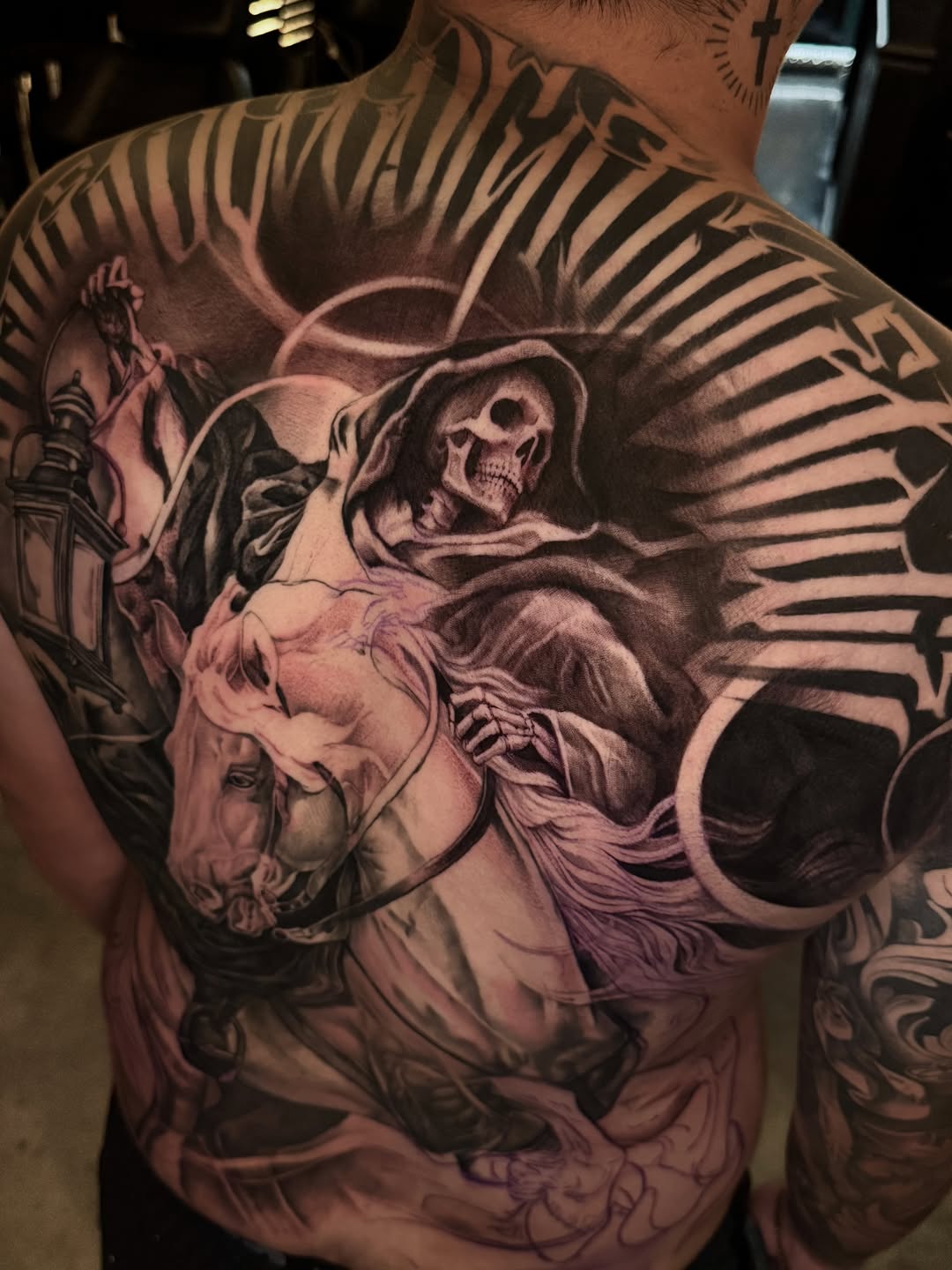Tattoo by @art.by.saro โ black_and_grey, realism