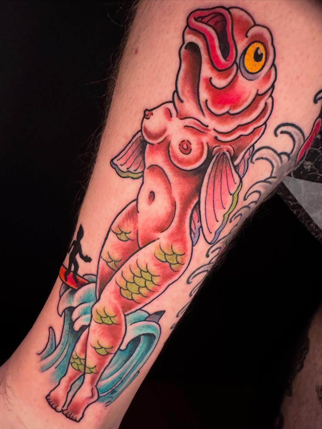 Tattoo by @caryink — american_traditional, illustrative
