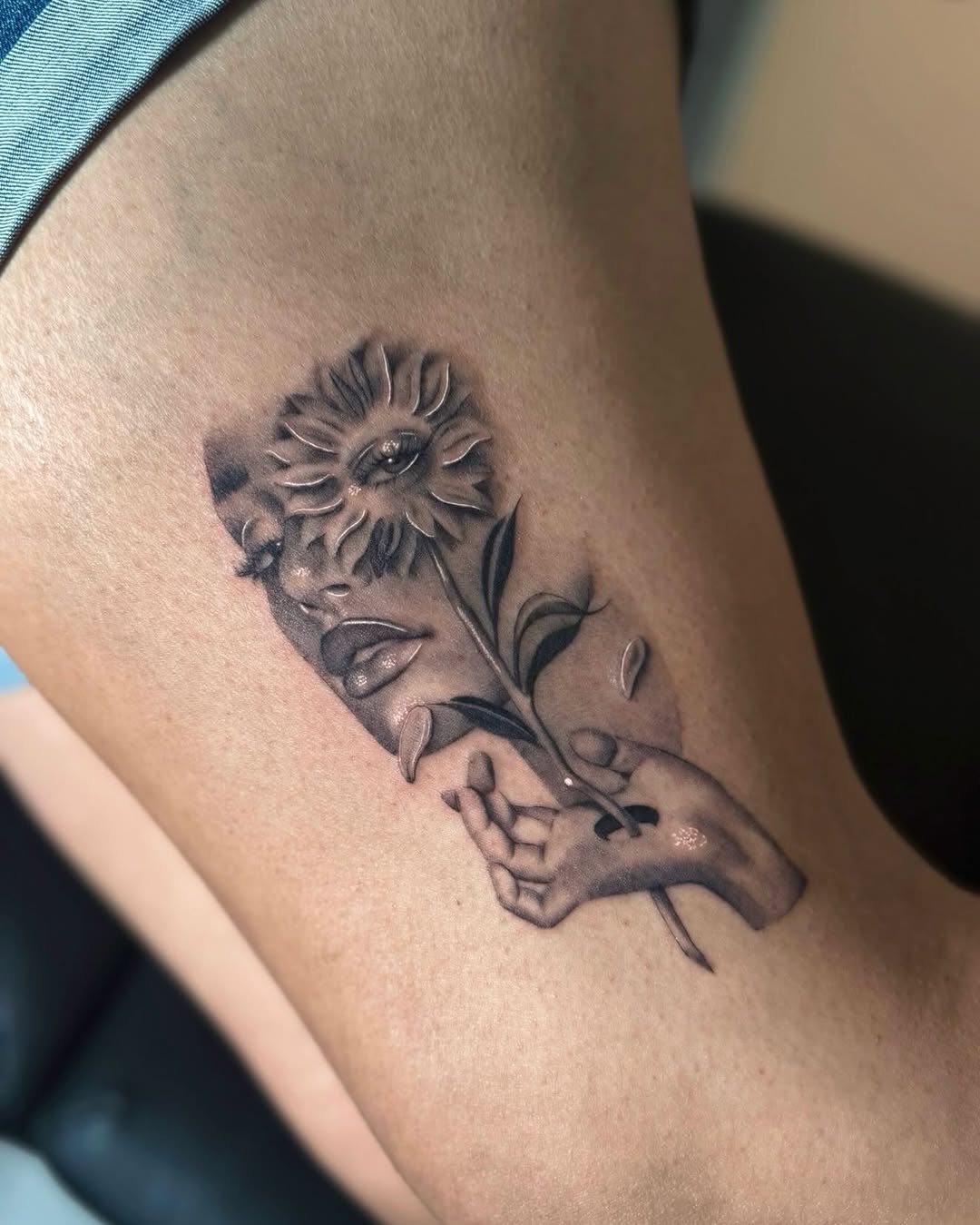 Tattoo by @artdenoche โ realism, black_and_grey