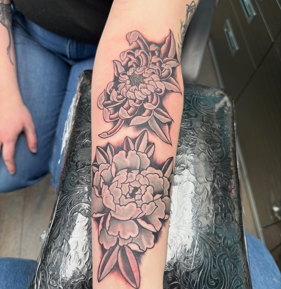 Tattoo by @jared.shugart.tattoos — black_and_grey, japanese_irezumi