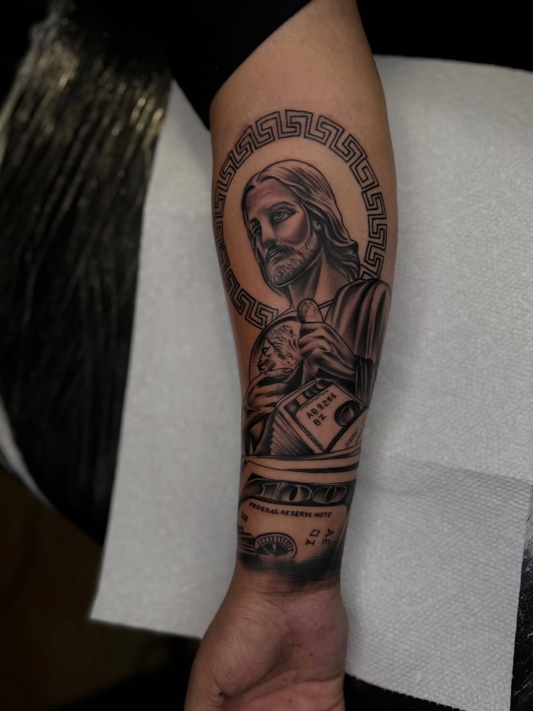 Tattoo by @el_enano_tatto — realism, black_and_grey