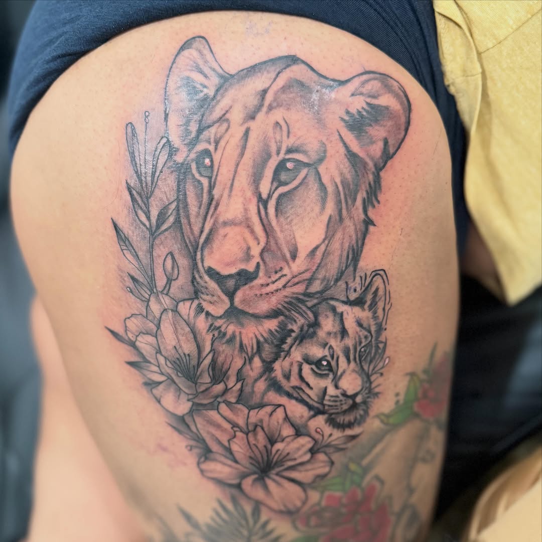 Tattoo by @relentless__inc — realism, black_and_grey