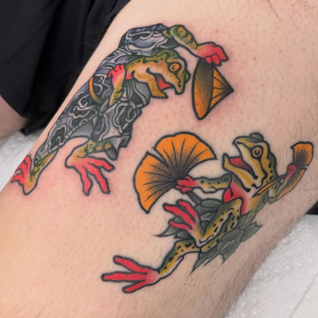 Tattoo by @renedoestattoos — american_traditional, illustrative