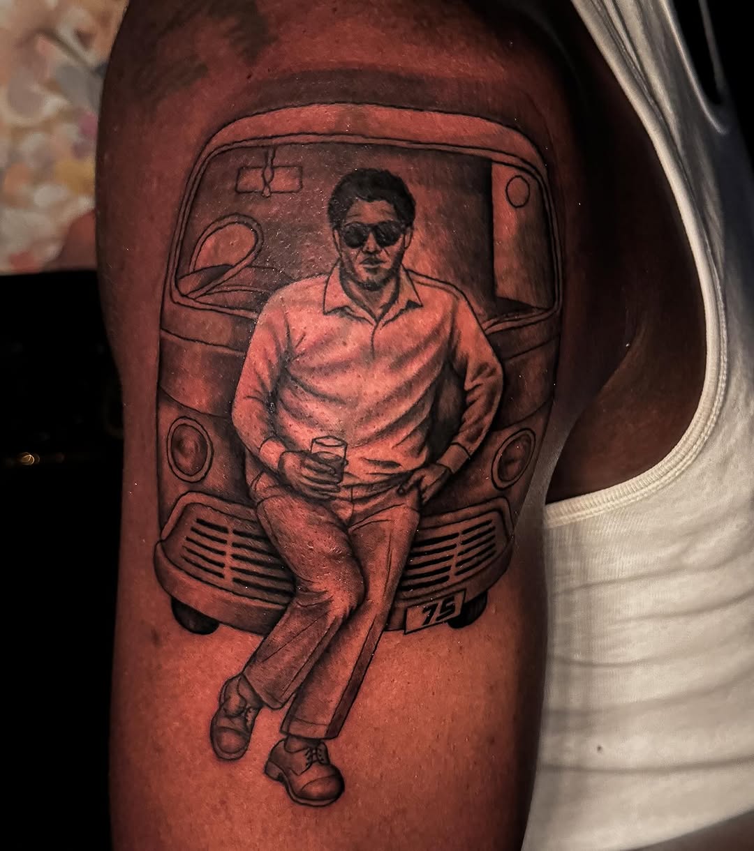 Tattoo by @inkks.by_official β realism, black_and_grey