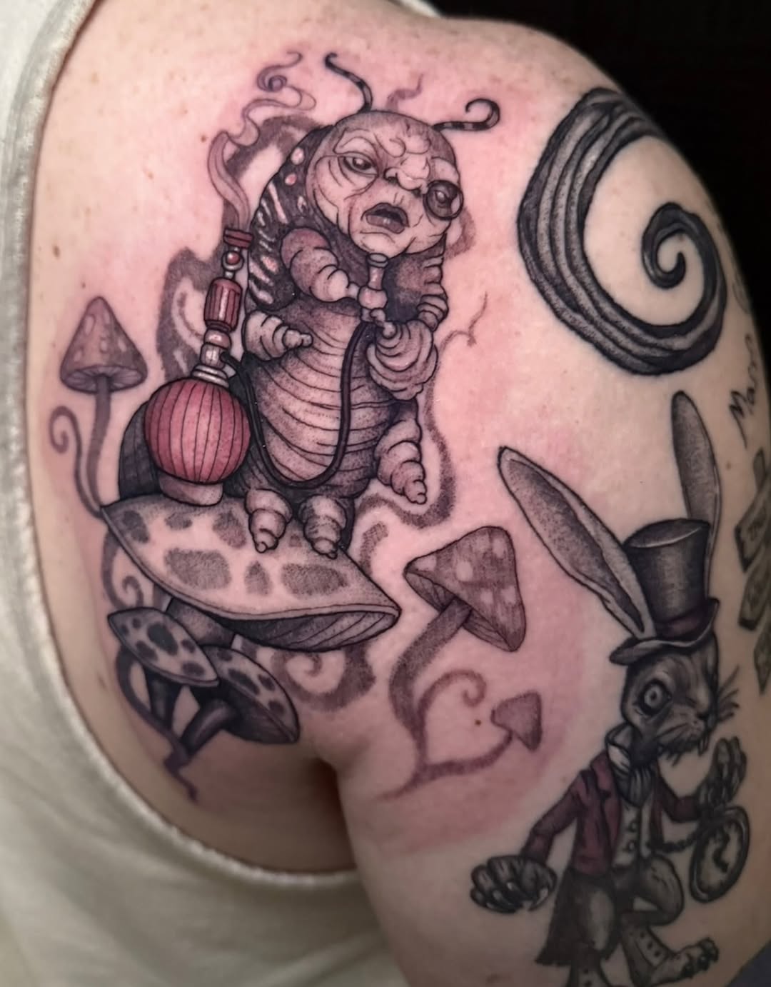 Tattoo by @prrtykitty.ink — dark_realism, illustrative