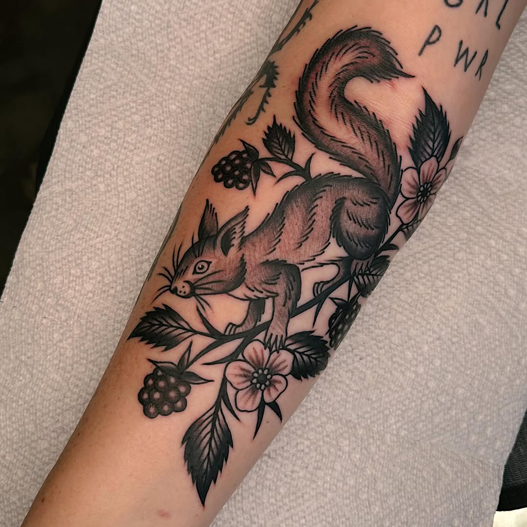 Tattoo by @heiditattoo — black_and_grey, realism
