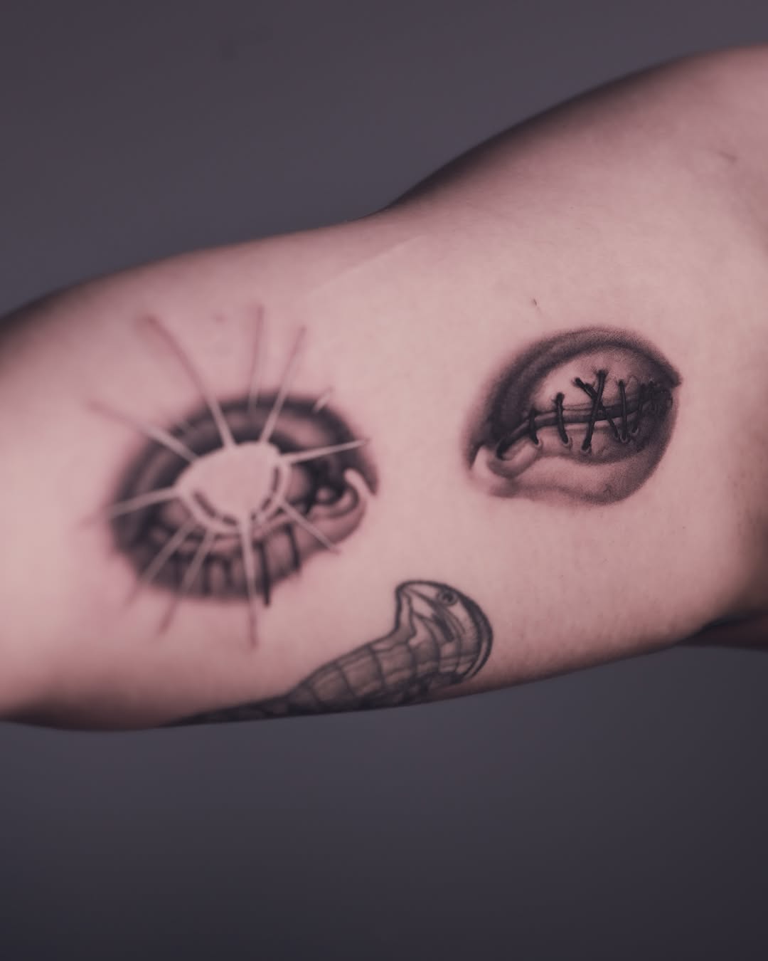 Tattoo by @9rukim — black_and_grey, realism