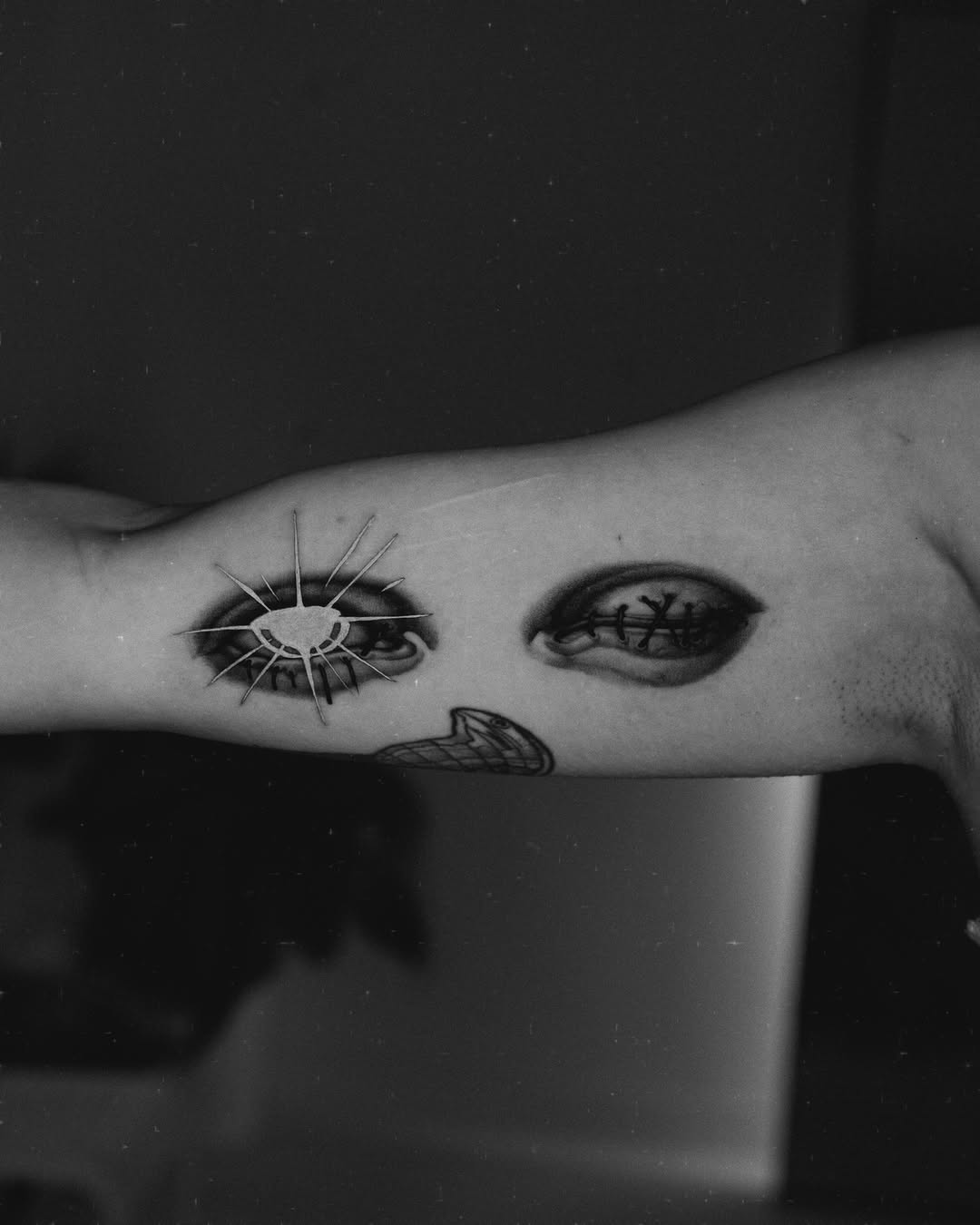 Tattoo by @9rukim — black_and_grey, realism