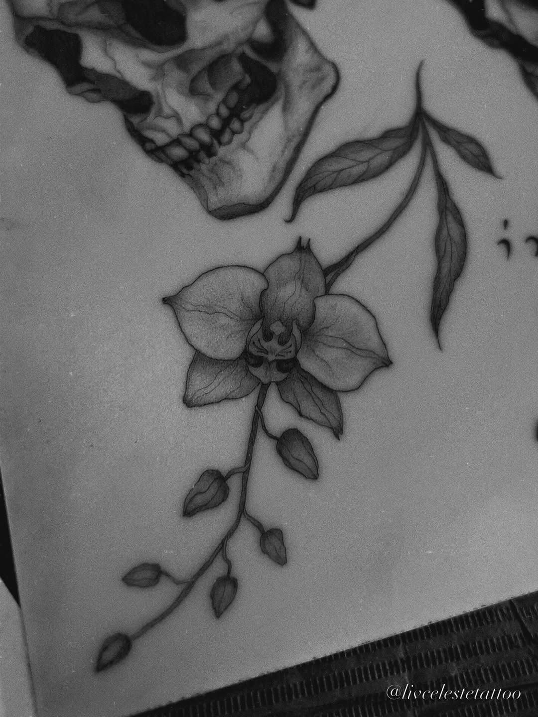 Tattoo by @livcelestetattoo โ black_and_grey, realism