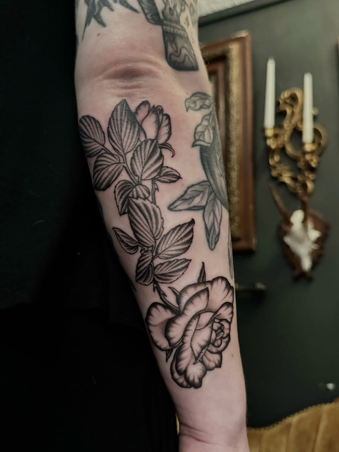 Tattoo by @niemo_tattoo — black_and_grey