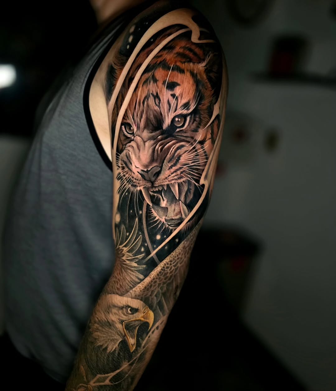 Tattoo by @mary.moss.tats — realism, black_and_grey