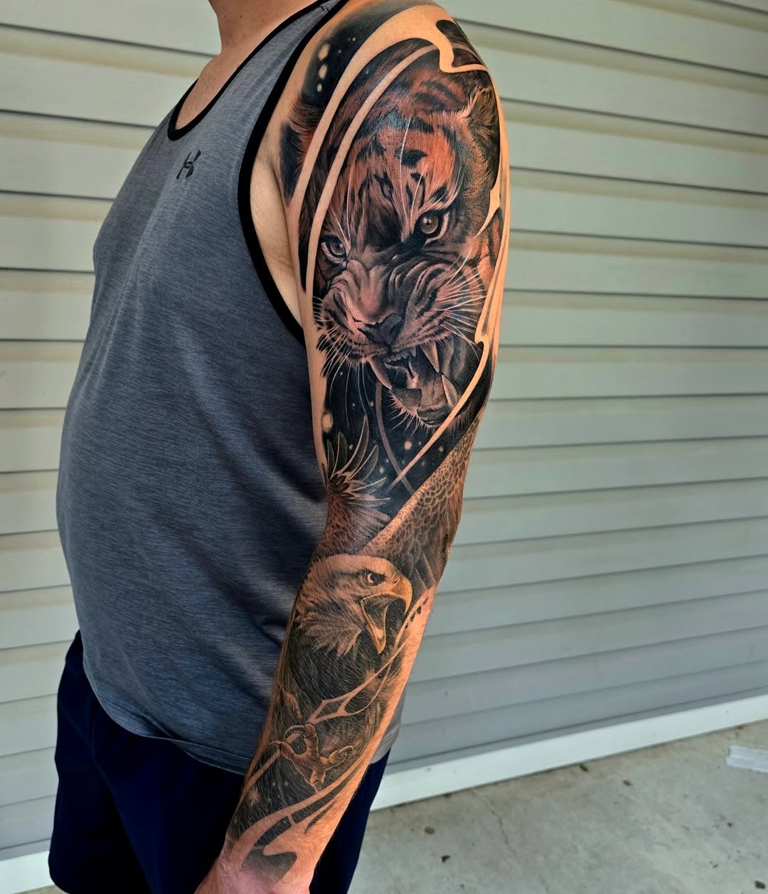 Tattoo by @mary.moss.tats — realism, black_and_grey