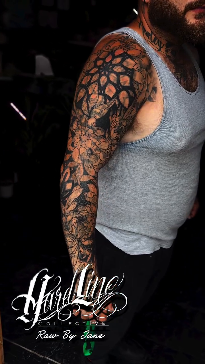 Tattoo by @rawbyjane — black_and_grey