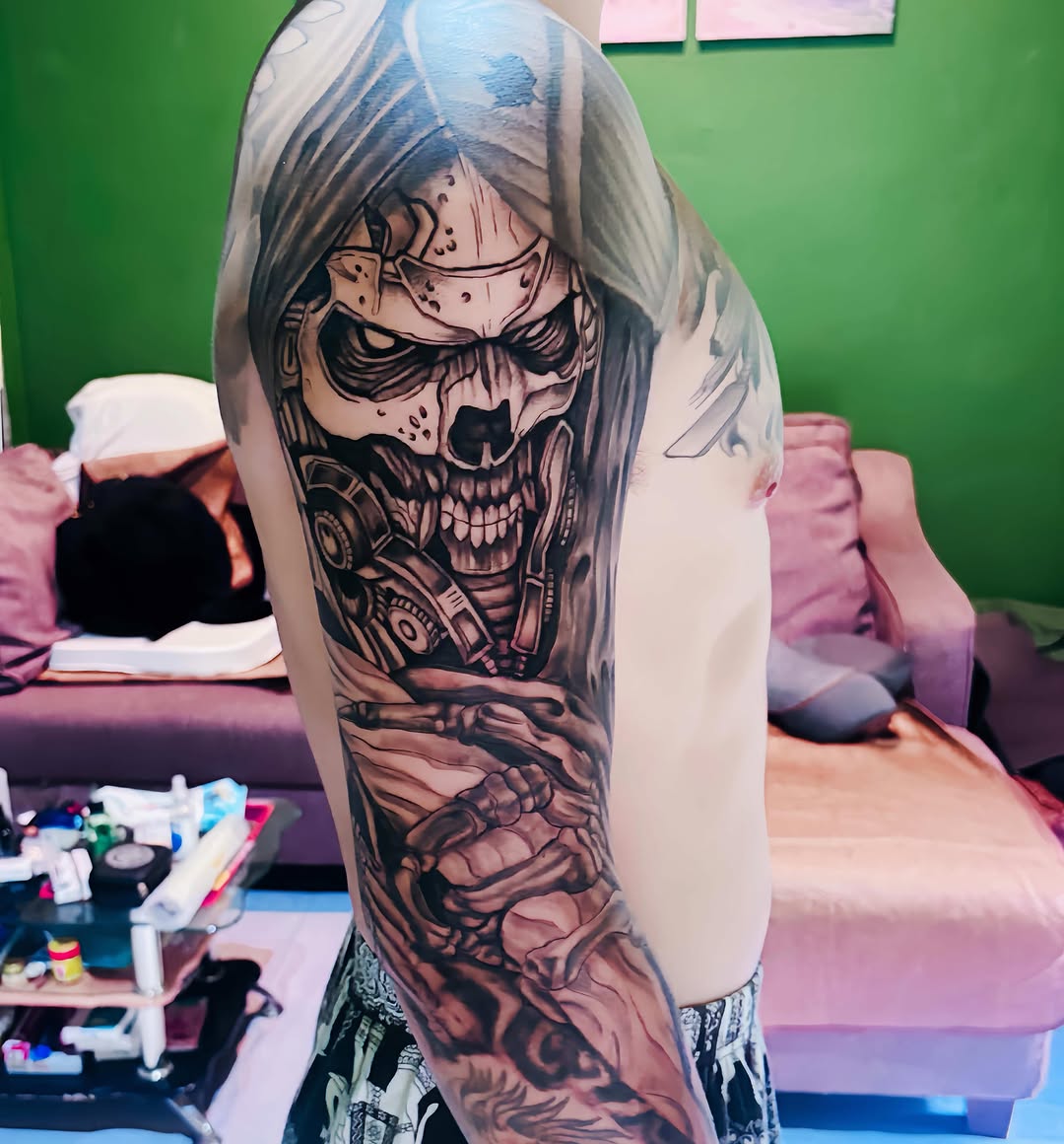 Tattoo by @sagittarius_tattoohk — realism, black_and_grey