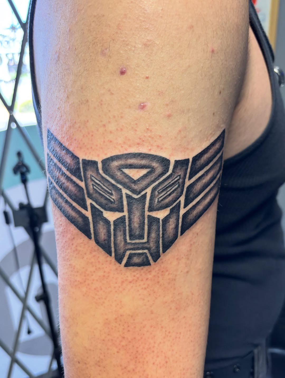 Tattoo by @sailorjake702 — blackwork, geometric