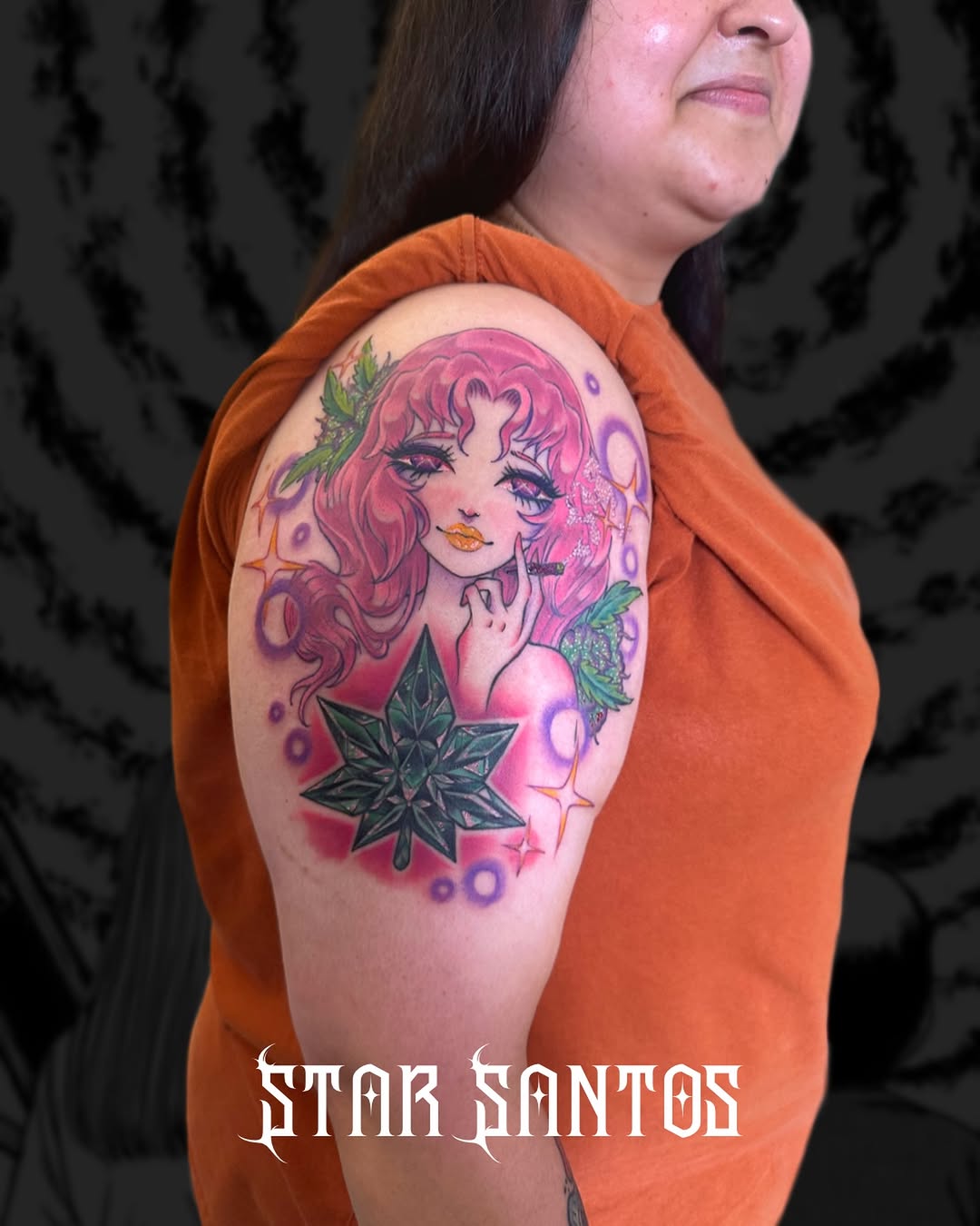 Tattoo by @starsantos.tattoo β new_school, anime