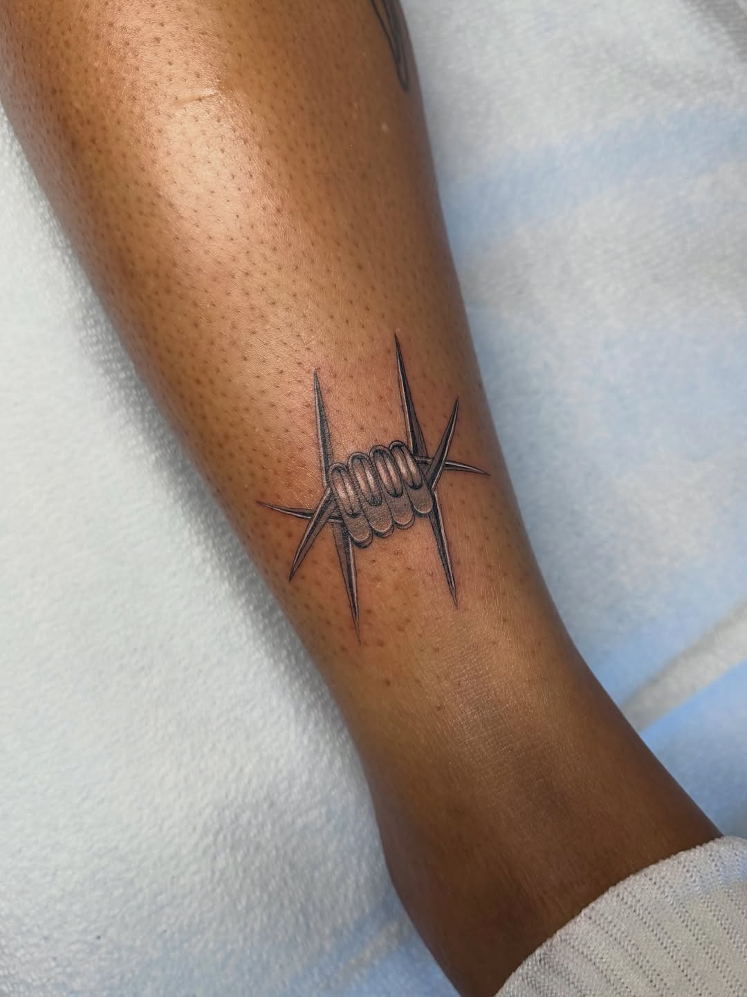 Tattoo by @lilztatz — black_and_grey, fine_line