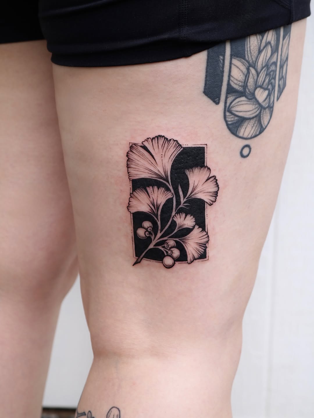 Tattoo by @kingtideink โ blackwork