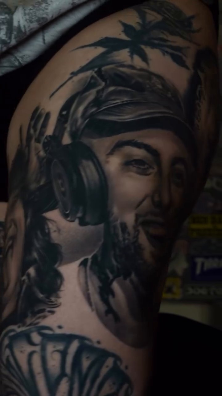 Tattoo by @dillingertattoos — realism, black_and_grey