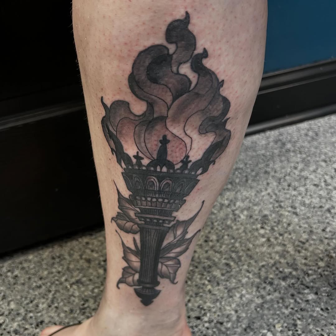 Tattoo by @inkedbybrice — black_and_grey