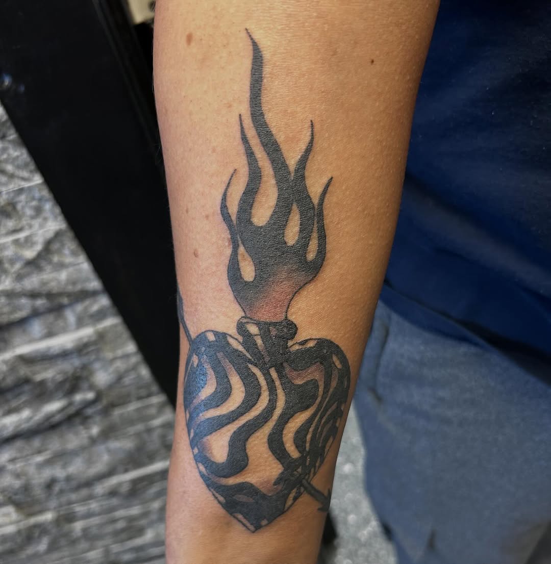 Tattoo by @inkedbybrice — blackwork