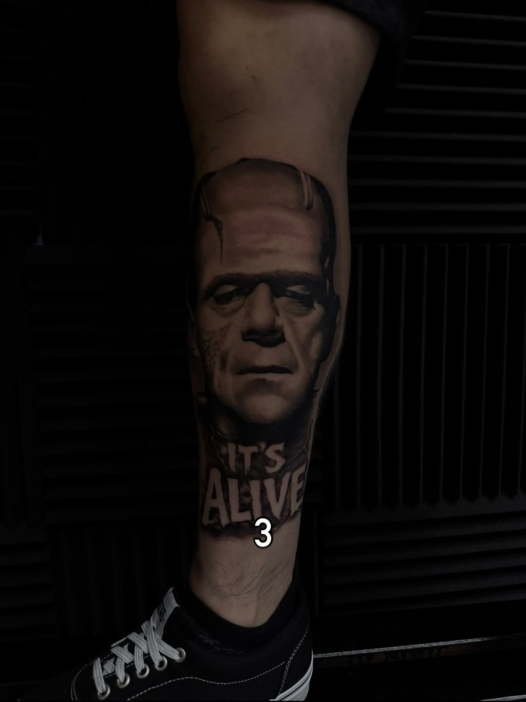 Tattoo by @the_horrordude — realism, black_and_grey