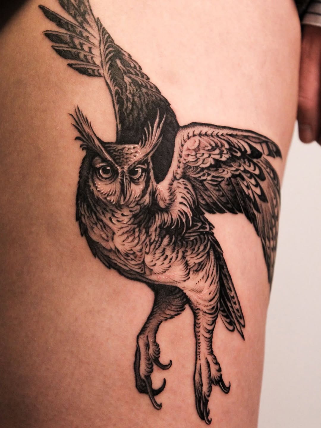 Tattoo by @wooleh__ — realism, black_and_grey