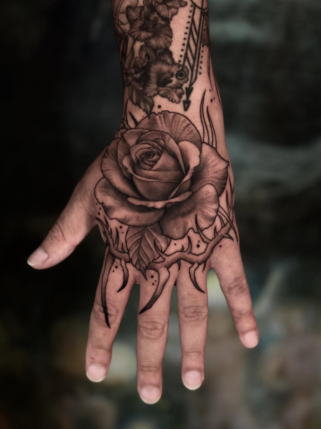 Tattoo by @alora.borealis.art โ black_and_grey, realism